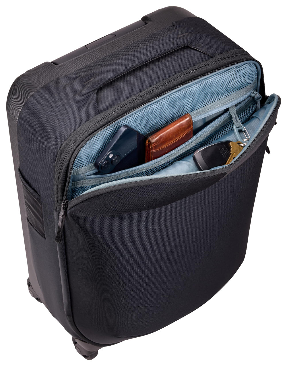 Thule Subterra 2 Carry-On Spinner 55cm, 35L Carry-On Suitcase with Compression Panel and Fold-Flat Divider, Black