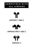حزام جلدي من TAPPER لسماعات AirPods و AirPods Pro - وردي