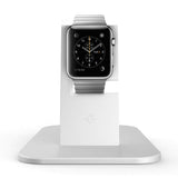 TWELVE SOUTH HiRise Charging Stand for Apple Watch Silver