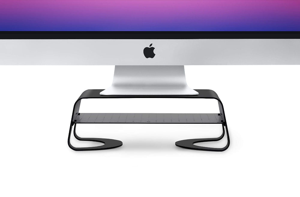 حامل شاشة منحني من TWELVE SOUTH لأجهزة iMac وشاشات أخرى - أسود