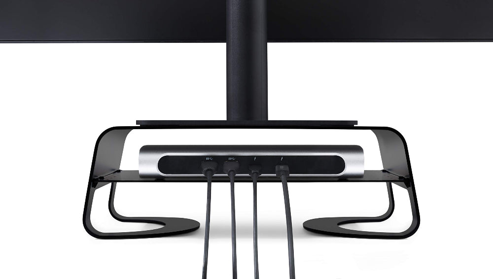 حامل شاشة منحني من TWELVE SOUTH لأجهزة iMac وشاشات أخرى - أسود