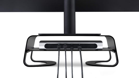 TWELVE SOUTH Curve Riser for iMac and Other Monitors - Black