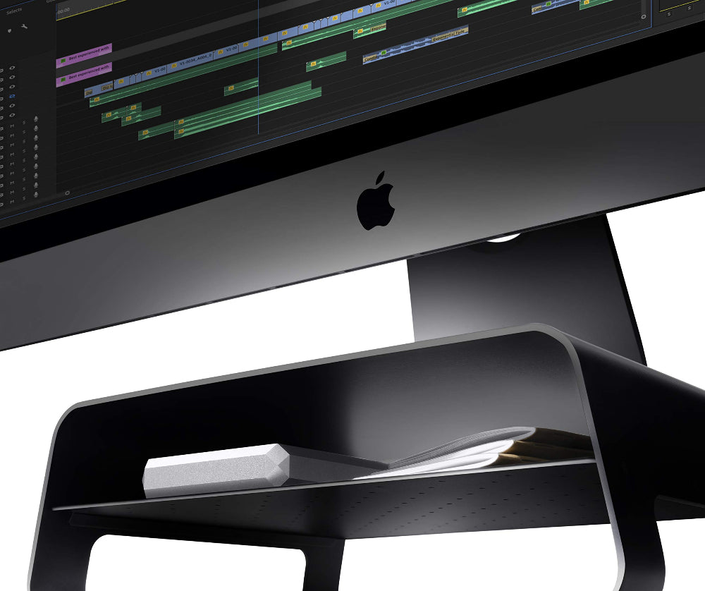 حامل شاشة منحني من TWELVE SOUTH لأجهزة iMac وشاشات أخرى - أسود