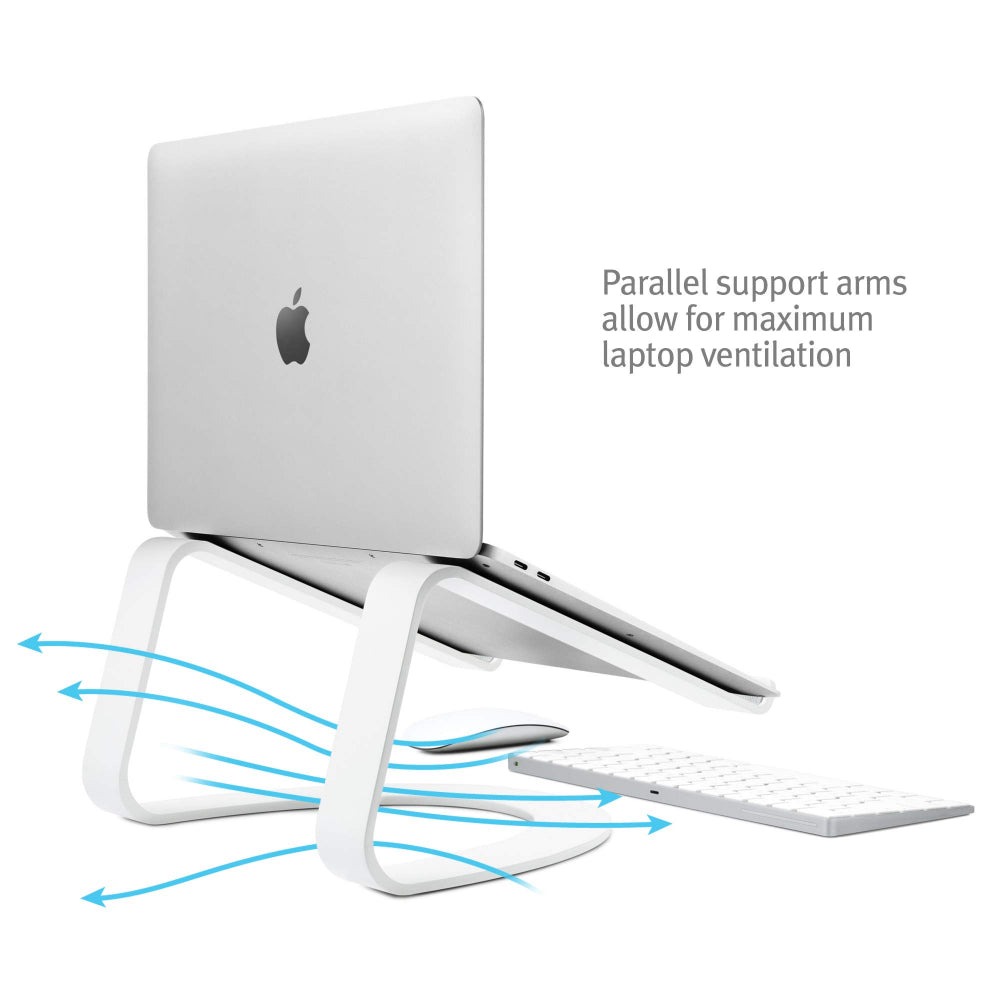TWELVE SOUTH Curve Desktop Stand for MacBook White