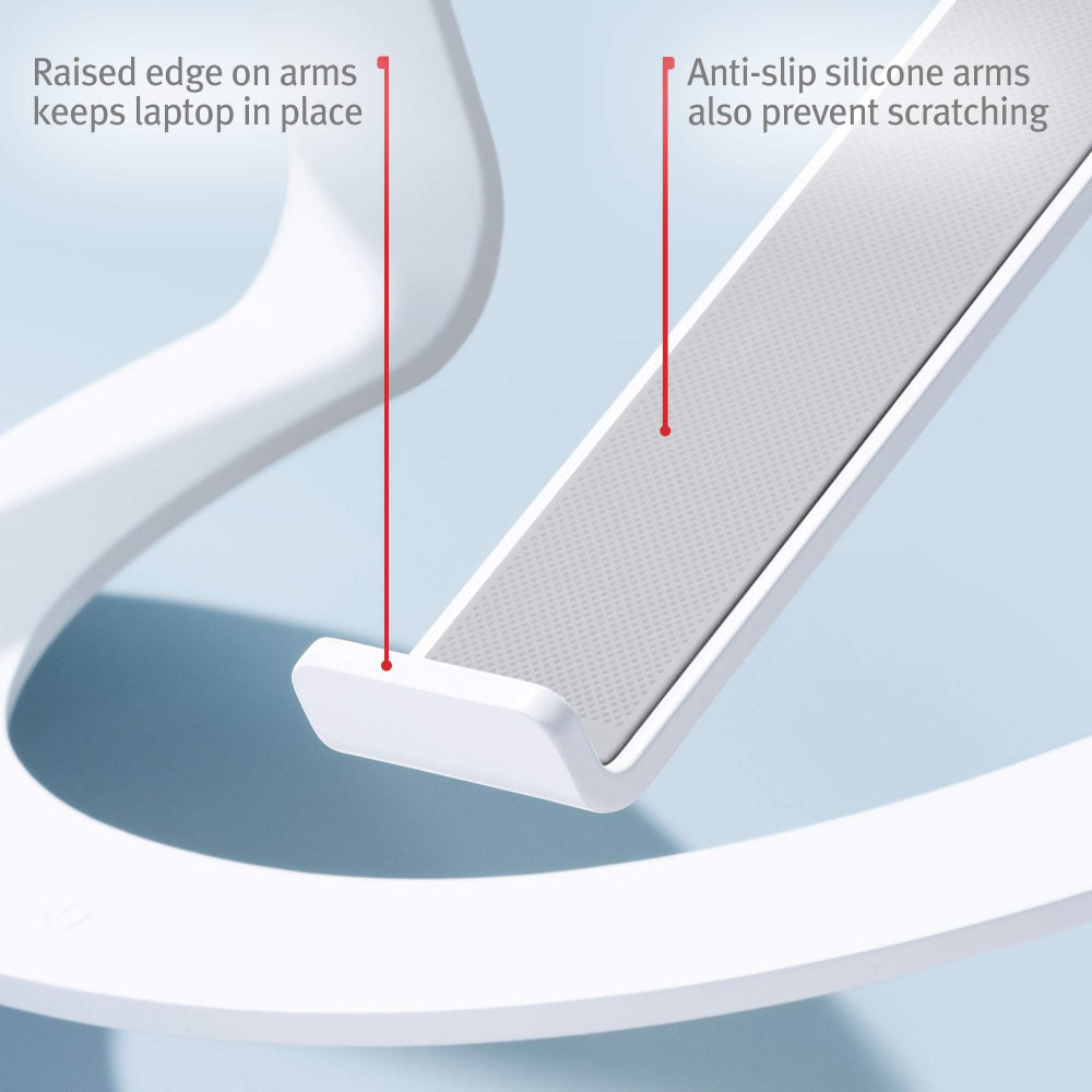 TWELVE SOUTH Curve Desktop Stand for MacBook White