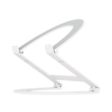 [OPEN BOX] TWELVE SOUTH Curve Flex Ergonomic Height & Angle Adjustable Aluminum Laptop/MacBook Stand - White