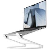 TWELVE SOUTH Curve Flex Ergonomic Height & Angle Adjustable Aluminum Laptop/MacBook Stand - White