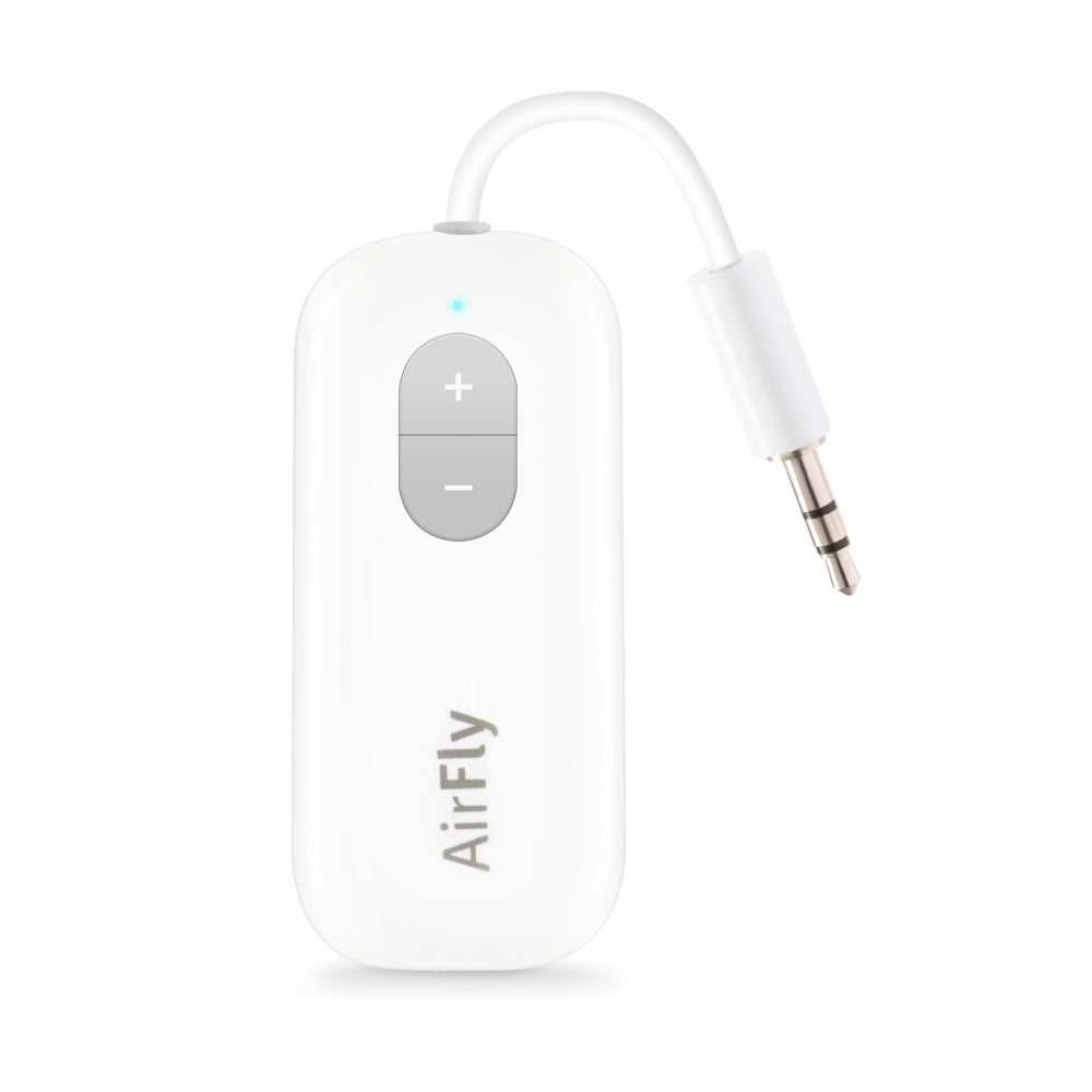 TWELVE SOUTH Airfly SE Bluetooth Transmitter 20hrs Playtime Volume Control 3.5Mm - White