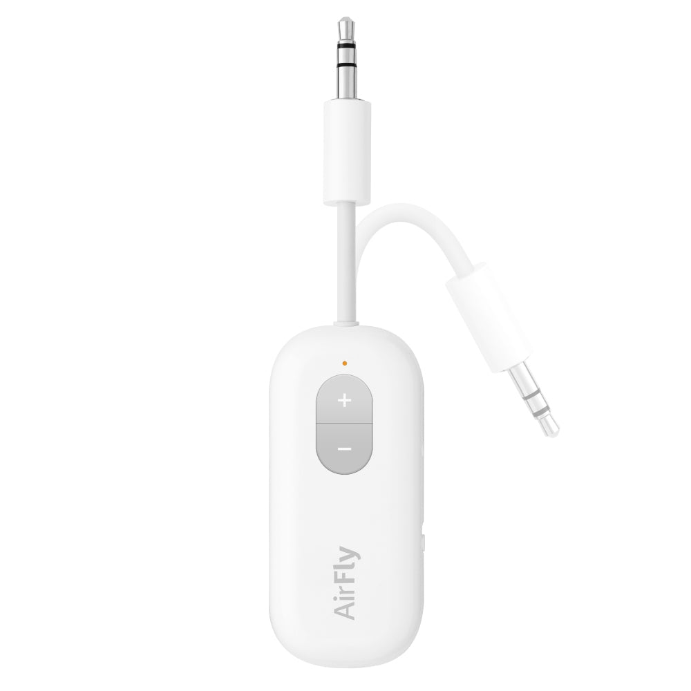 TWELVE SOUTH Airfly SE Bluetooth Transmitter 20hrs Playtime Volume Control 3.5Mm - White