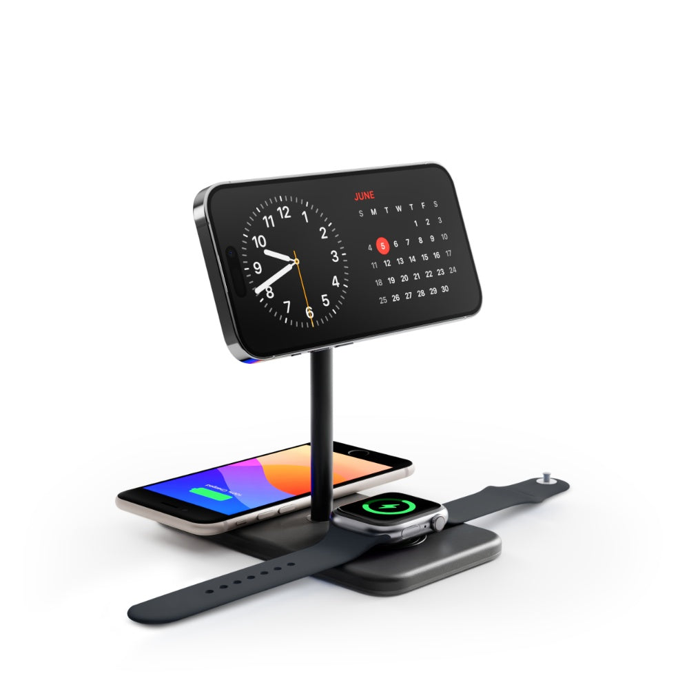 TWELVE SOUTH HiRise 3 Deluxe 3-in-1 Wireless Charger Stand