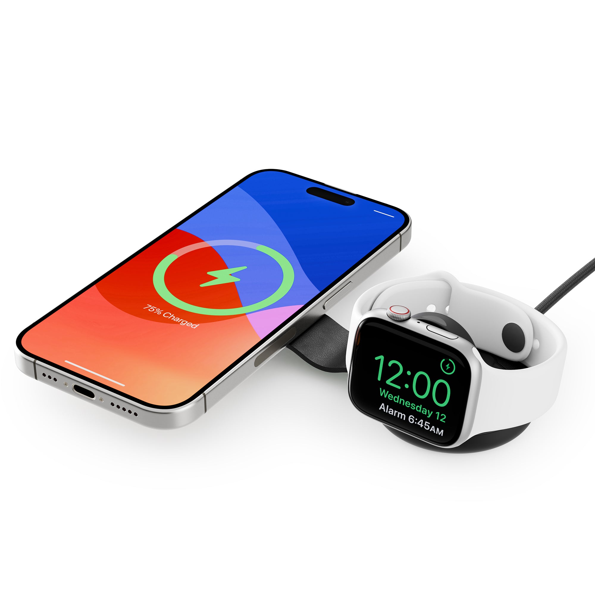 TWELVE SOUTH ButterFly SE 2-in-1 Qi2 MagSafe Charger Wireless - Black