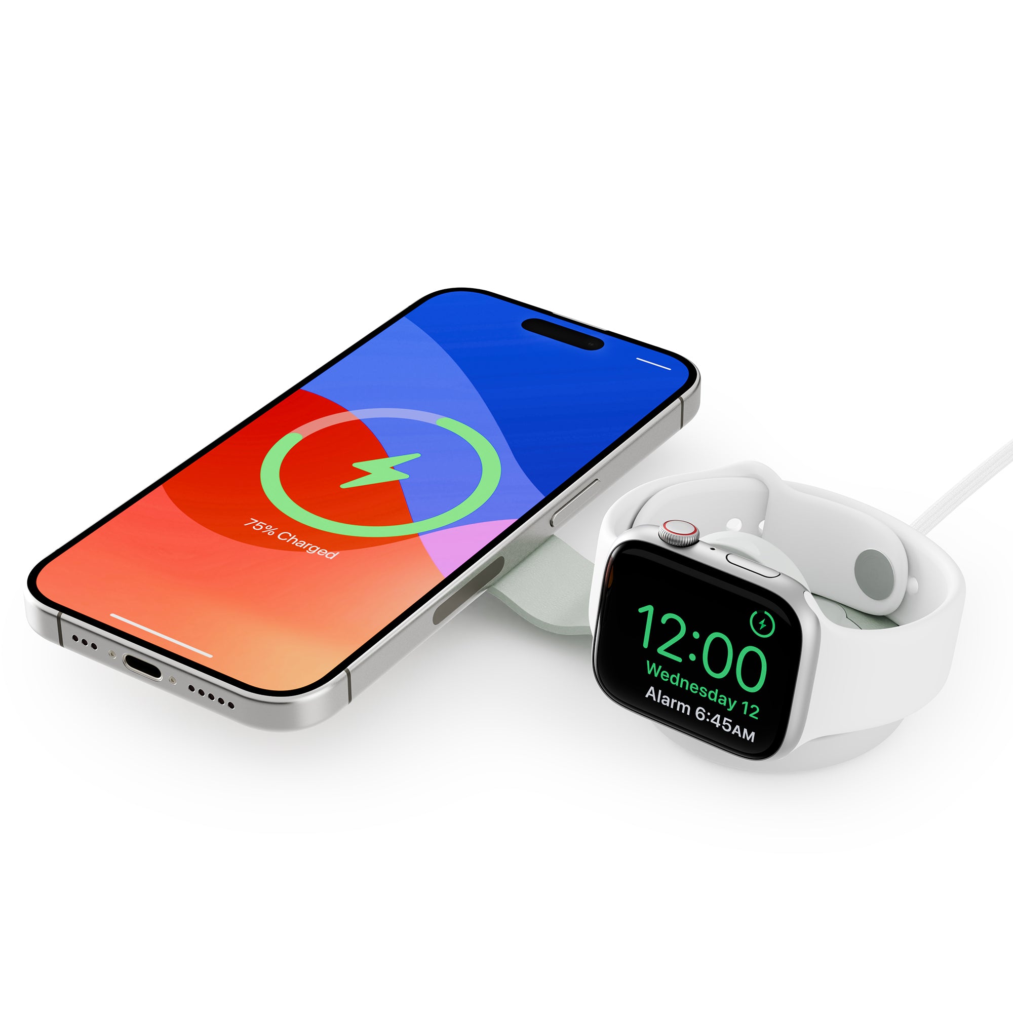 TWELVE SOUTH ButterFly SE 2-in-1 Qi2 MagSafe Charger Wireless - White