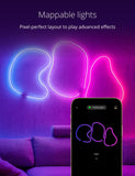 مجموعة TWINKLY FLEX للمبتدئين من 3M - أنبوب إضاءة مرن من الجيل الثاني مزود بـ 300 مصباح LED RGB يتم التحكم فيه عبر تطبيق - أبيض
