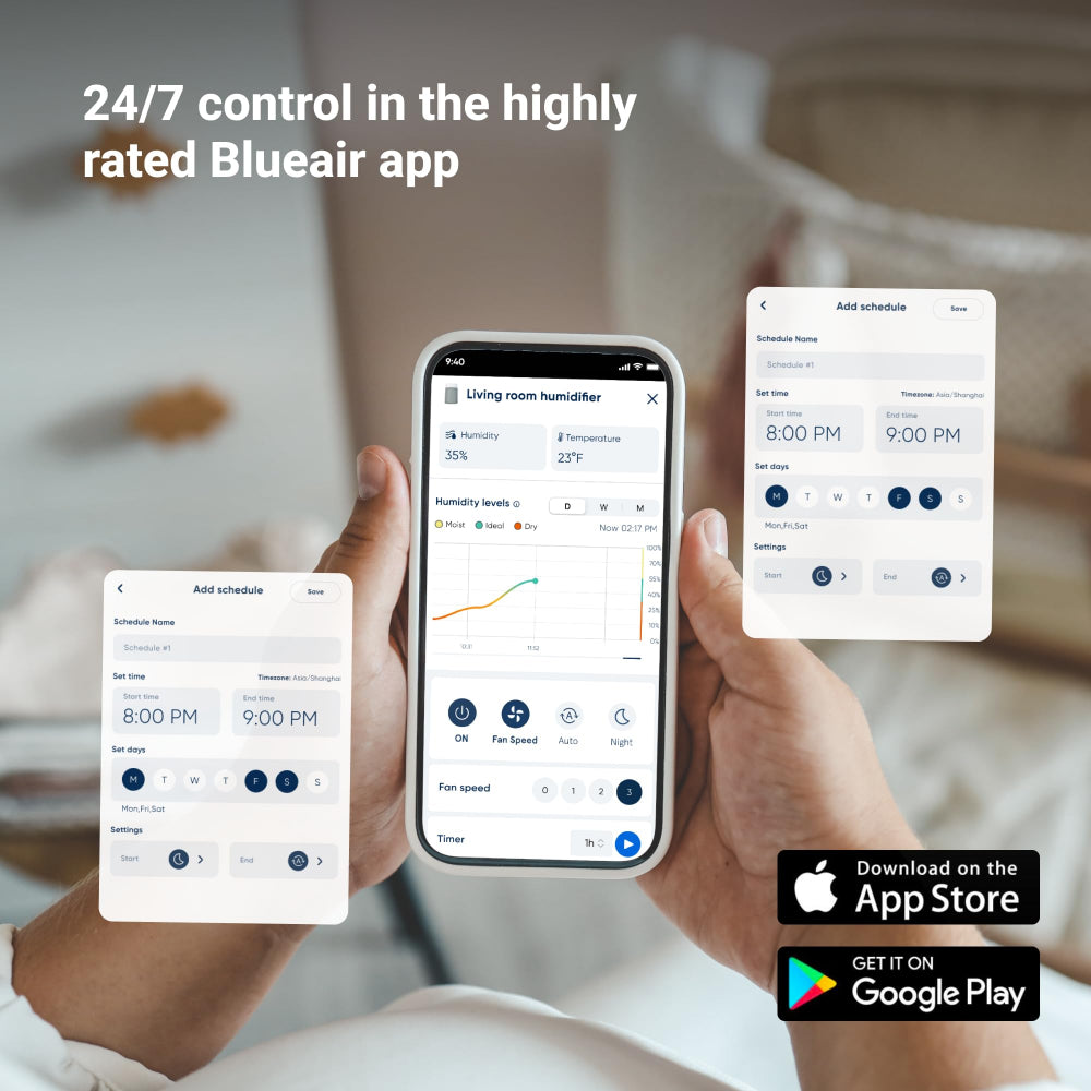 مرطب هواء بلو إير H35I أبيض