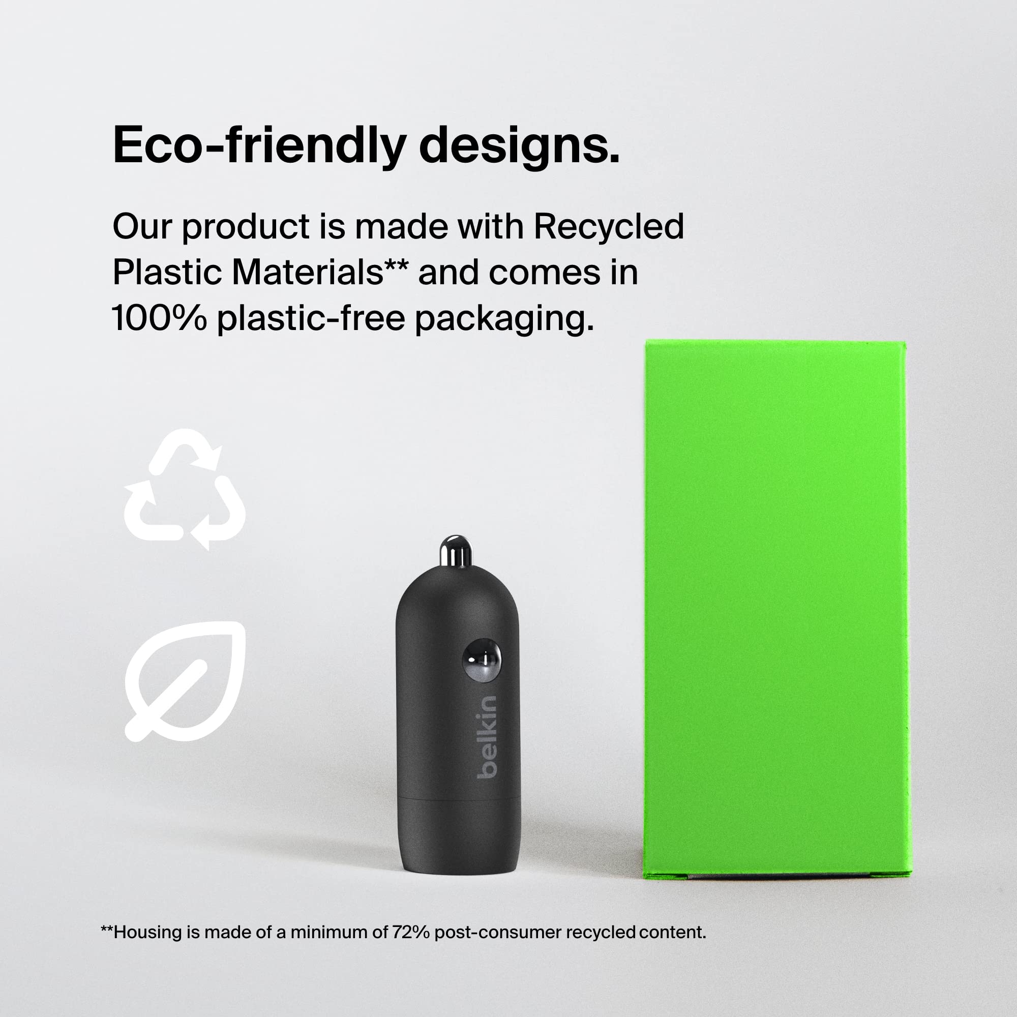 BELKIN Car Charger 30W UBS C To C Cable 1M Included