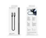 SATECHI USB-C to USB-C Short Cable 25cm - Gray