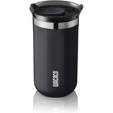 Wacaco OCTAROMA Vacuum Insulated Mug (300ml) - Double Wall Stainless Steel Vacuum Insulated Coffee Travel Mug with Leakproof Drinking Lid - Onyx Black