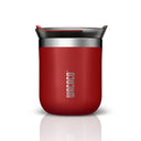 Wacaco Octaroma GRANDE Vacuum Insulated Mug (435ml) - Double Wall Stainless Steel Coffee Travel Tumbler w/ Leakproof Drinking Lid, Reusable, Washable, BPA-Free, Hot & Cold - Grey