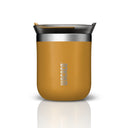 Wacaco Octaroma GRANDE Vacuum Insulated Mug (435ml) - Double Wall Stainless Steel Coffee Travel Tumbler w/ Leakproof Drinking Lid, Reusable, Washable, BPA-Free, Hot & Cold - Grey