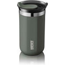 Wacaco OCTAROMA Vacuum Insulated Mug (300ml) - Double Wall Stainless Steel Vacuum Insulated Coffee Travel Mug with Leakproof Drinking Lid - Grey
