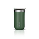 Wacaco Octaroma GRANDE Vacuum Insulated Mug (435ml) - Double Wall Stainless Steel Coffee Travel Tumbler w/ Leakproof Drinking Lid, Reusable, Washable, BPA-Free, Hot & Cold - Grey