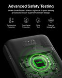 BELKIN BoostCharge Magnetic Wireless Power Bank 5K mAh MagSafe Compatible with Kick Stand - White