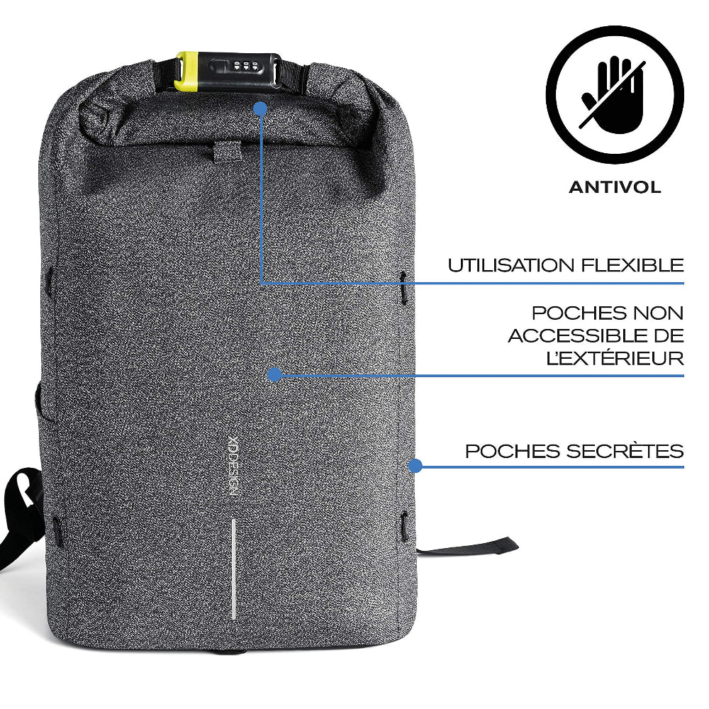 XD-DESIGN Urban Anti-Theft Backpack - Grey