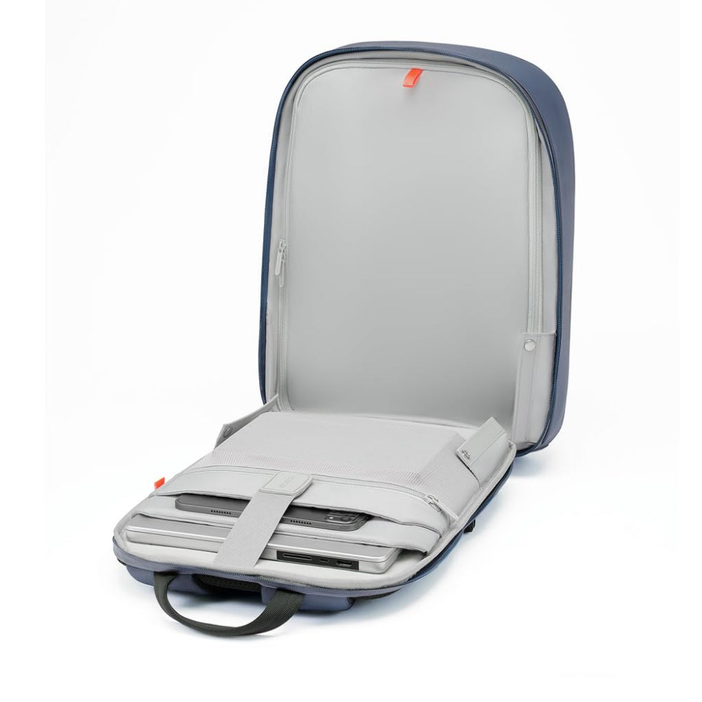 XD Design Bobby Edge| Anti-Theft Backpack, Laptop & Tablet Travel Bag, RPET, Hidden Zipper, Cut Resistant, RFID Protected Pocket, Multi Compartments & Water Repellant - Grey