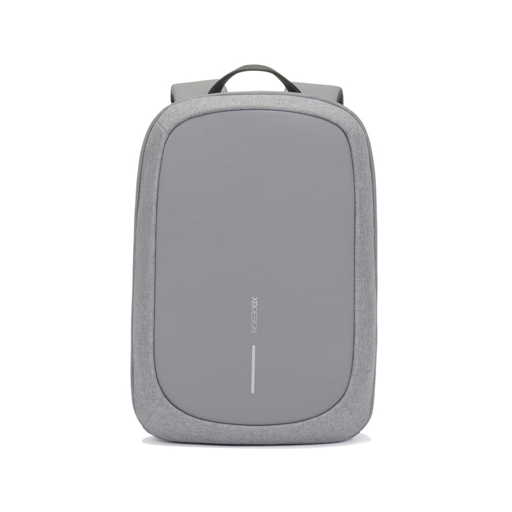 XD Design Bobby Edge| Anti-Theft Backpack, Laptop & Tablet Travel Bag, RPET, Hidden Zipper, Cut Resistant, RFID Protected Pocket, Multi Compartments & Water Repellant - Grey