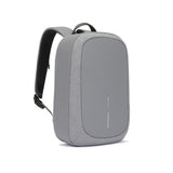 XD Design Bobby Edge| Anti-Theft Backpack, Laptop & Tablet Travel Bag, RPET, Hidden Zipper, Cut Resistant, RFID Protected Pocket, Multi Compartments & Water Repellant - Grey