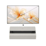 جهاز عرض XGIMI Aura 2 قصير المدى، حساسية ISO 2500، دقة 4K IMAX، مع شاشة عرض 100 بوصة