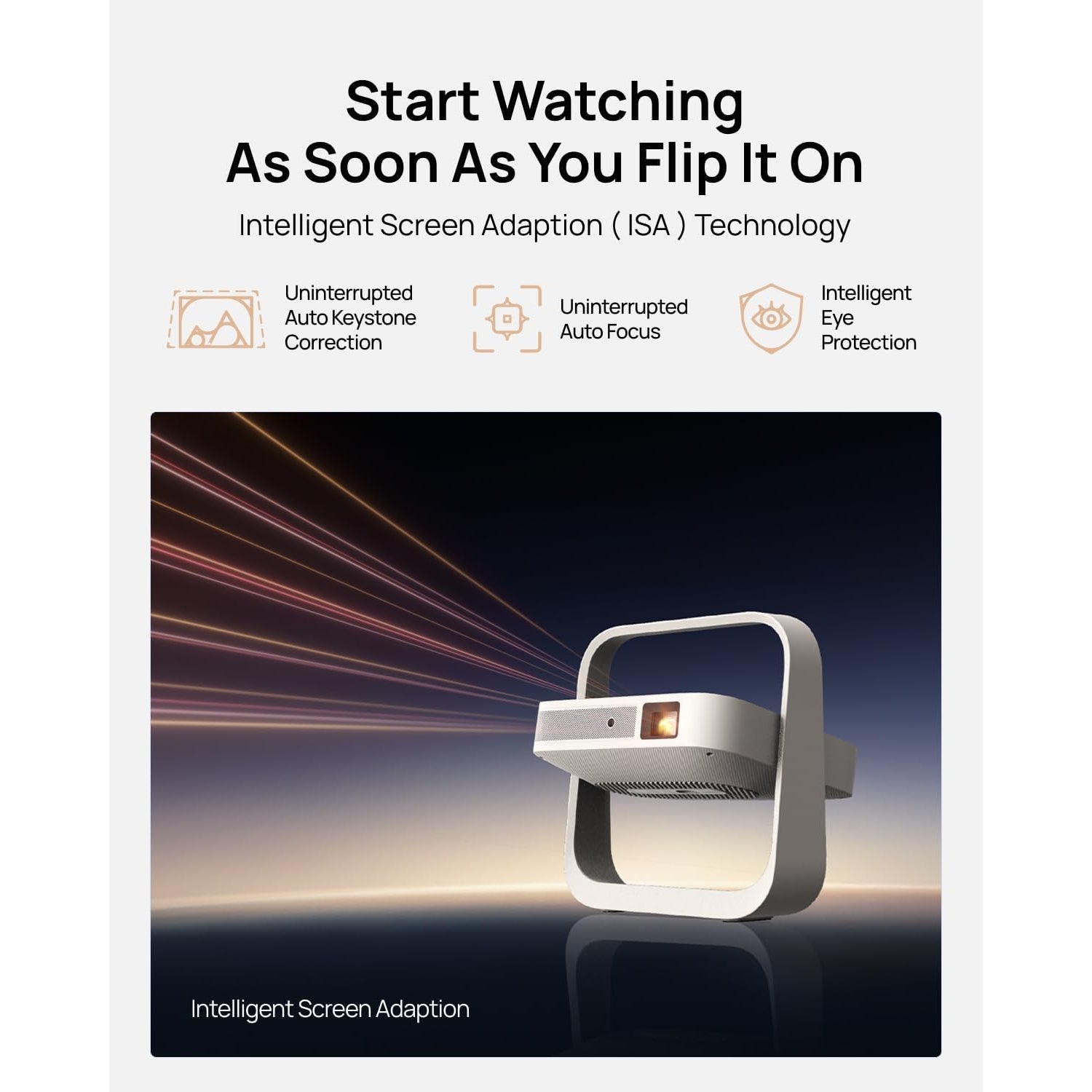 Elfin Plus - Prorable Smart Projector