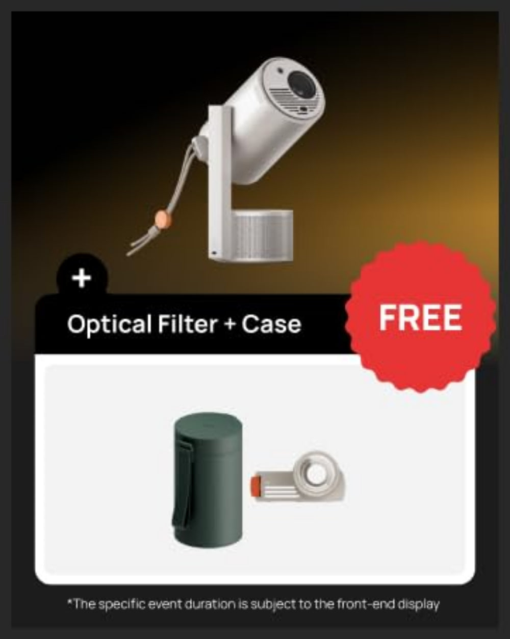 جهاز عرض محمول XGIMI MoGo 3 Pro، سطوع 450 لومن ISO، دقة 1080P Full HD - بيج