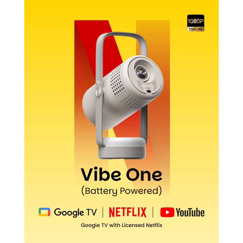XGIMI Vibe One portable projector, grey