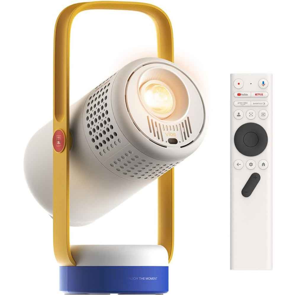 XGIMI Vibe One — Portable 1080p Projector | Google TV | Built-in Battery | JBL Sound | BLUE SPARK
