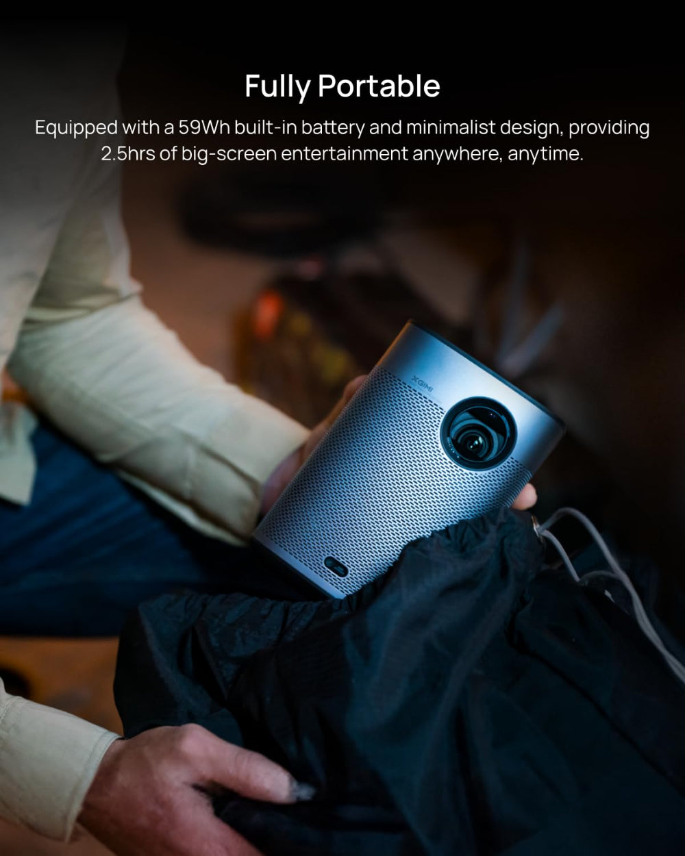 XGIMI Halo+ - 700 لومن ISO - دقة 1080P FullHD - رمادي فلكي