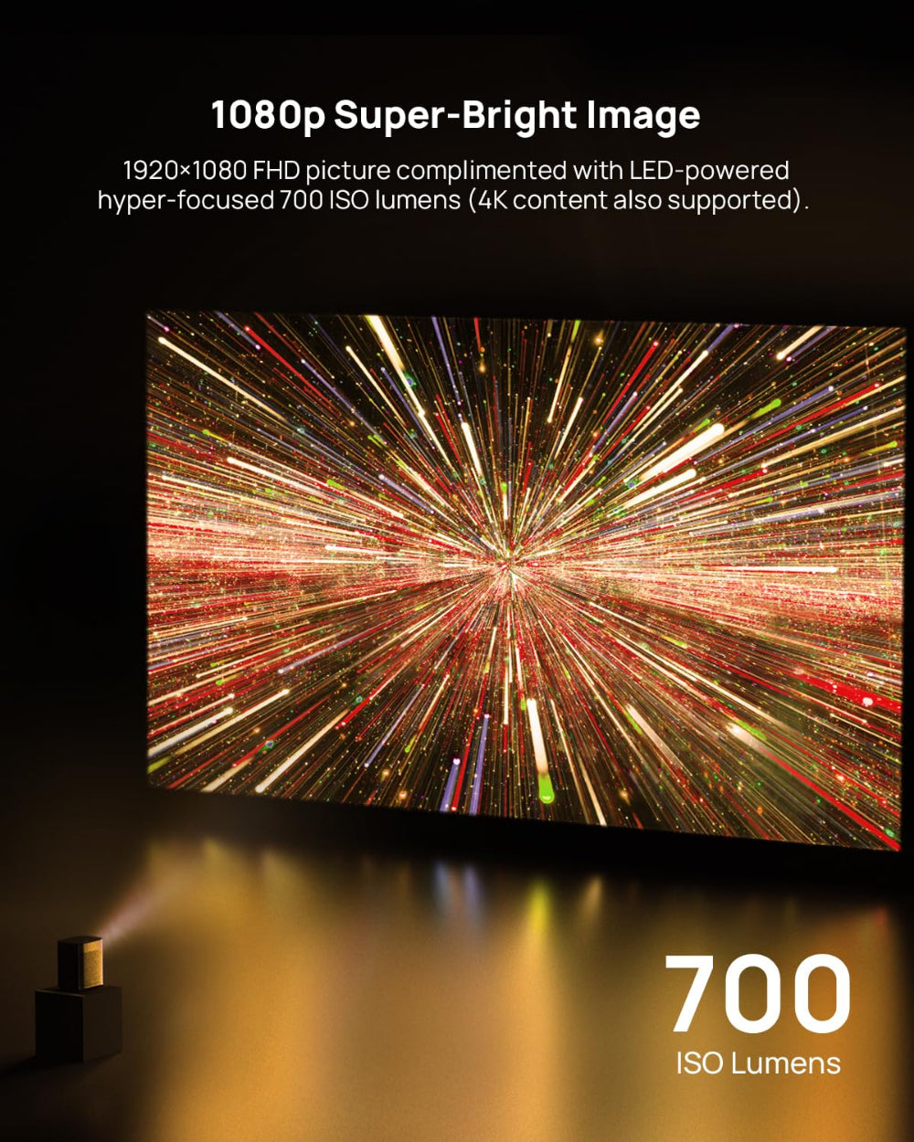 XGIMI Halo+ - 700 لومن ISO - دقة 1080P FullHD - رمادي فلكي