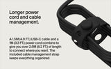 Belkin Connect 100W USB-C Core GaN Power Adapter, Fast-Charging Adapter w/ Universal USB-C Compatibility, 100W Power Delivery, 8ft Power Cable for Gaming, MacBook Pro, PC Laptops, Chromebook - Black