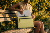 Native Union Neo Sleeve for MacBook Neo 13-inch, Recycled Ripstop Laptop Sleeve, Water-Resistant Fabric, 360° Foam-Padded Protection, Soft Interior Lining, Quick-Access Pocket, Lightweight Laptop Case, Lemon