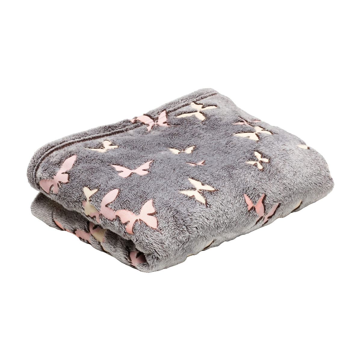 Kanguru Glow Rolled Plaid - Butterflies