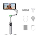 [OPEN BOX]_Insta360 Flow 2 Pro| Creator Kit | Ultimate AI Tracking Stabilizer, 360? Pan Tracking, Built-in Tripod/Selfie Stick, Track in 200+ Apps with Apple DockKit, Multi-Person Tracking – Stone Grey