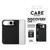 CARE by PanzerGlass Discovery Case for iPhone Duo | MagSafe, Premium Aramid Fiber, Steel Shock Protection, Ultra-Thin & Lightweight, Black & Grey