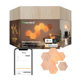 Nanoleaf Elements Hexagons Starter Kit Birchwood