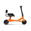 Dashmoto Dash 3| Mobility Electric Scooter, 3-Wheel Foldable, Lightweight Carbon Fiber Body with Seat, for Adults or Elderly, Travel Friendly w/ Easy Removable TSA-Approved Battery - Orange