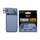 PanzerGlass iPhone 18 Pro Max FENDER Camera Protector | Full Camera Island Protection, Matte Aluminum Frame, Tempered Glass Lens Guard, Color-Matched, Scratch & Impact Protection, Blue