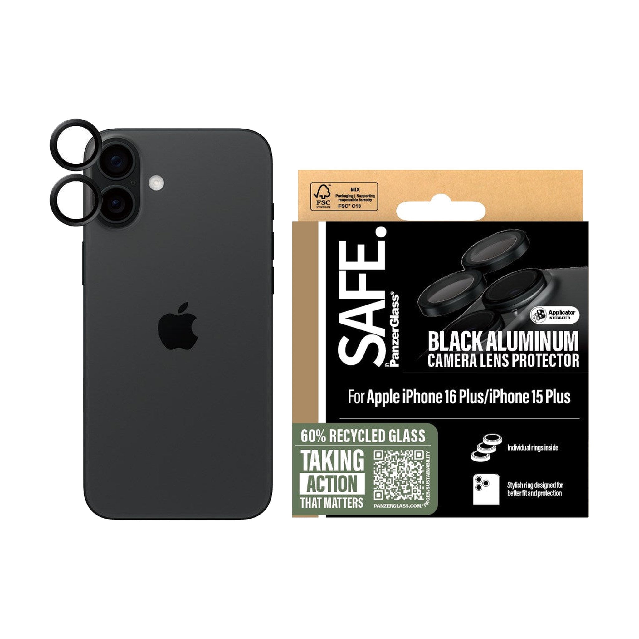 Safe by PanzerGlass Camera Lens Protector