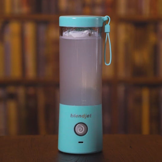 BLENDJET V2 Portable Blender - World's Most Powerful Compact 16Oz BPA Free Blender - Sky Blue