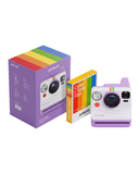 Polaroid Now Gen 3 Instant Camera Bundle with Polaroid Color i-Type Instant Film (8 Instant Photos) | Two-Lens Autofocus, USB-C Rechargeable, Self-Timer, Double Exposure - Purple