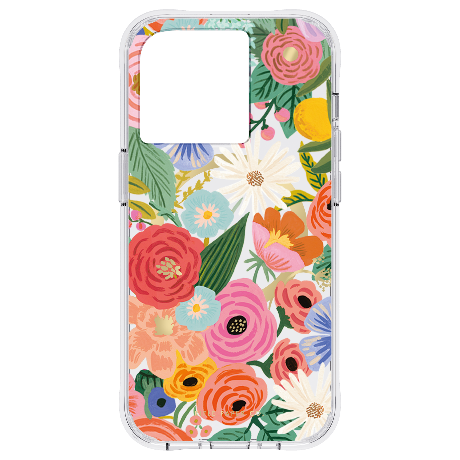 [OPEN BOX] RIFLE PAPER CO. iPhone 14 Pro - Garden Party Blush with Magsafe - Clear