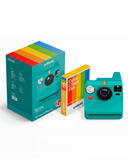 Polaroid Now Gen 3 Instant Camera Bundle with Polaroid Color i-Type Instant Film (8 Instant Photos) | Two-Lens Autofocus, USB-C Rechargeable, Self-Timer, Double Exposure - Teal